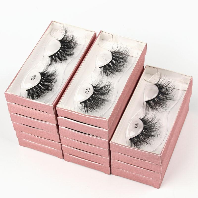 Lashes Mink 25mm 10/20/100 PCS Wholesale False Eyelashes 25mm Dramatic