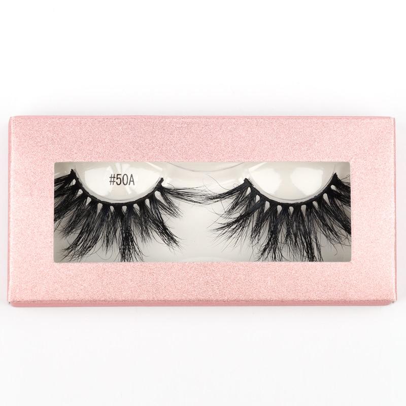 Lashes Mink 25mm 10/20/100 PCS Wholesale False Eyelashes 25mm Dramatic